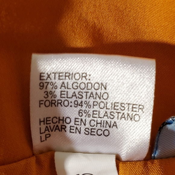 Antonio Melani Women High Low Golden Oak Skirt Size 12 - Picture 8 of 12